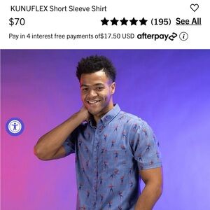 Blue Short Sleeve Shirt